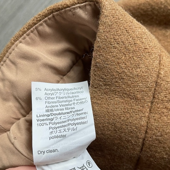 J. Crew| Wool, Laine Brown-Tan Mini Skirt with Ruffle Detail—Size 0••• - Picture 10 of 14